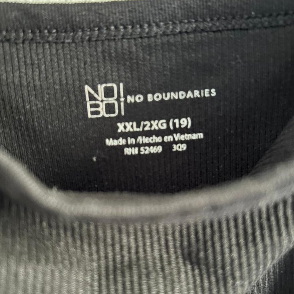 Black Ribbed Tank - Picture 3 of 4